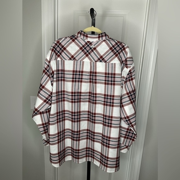 Barbour Bethwin Cloud Check Plaid Button Front Shirt, NWT - Picture 2 of 14
